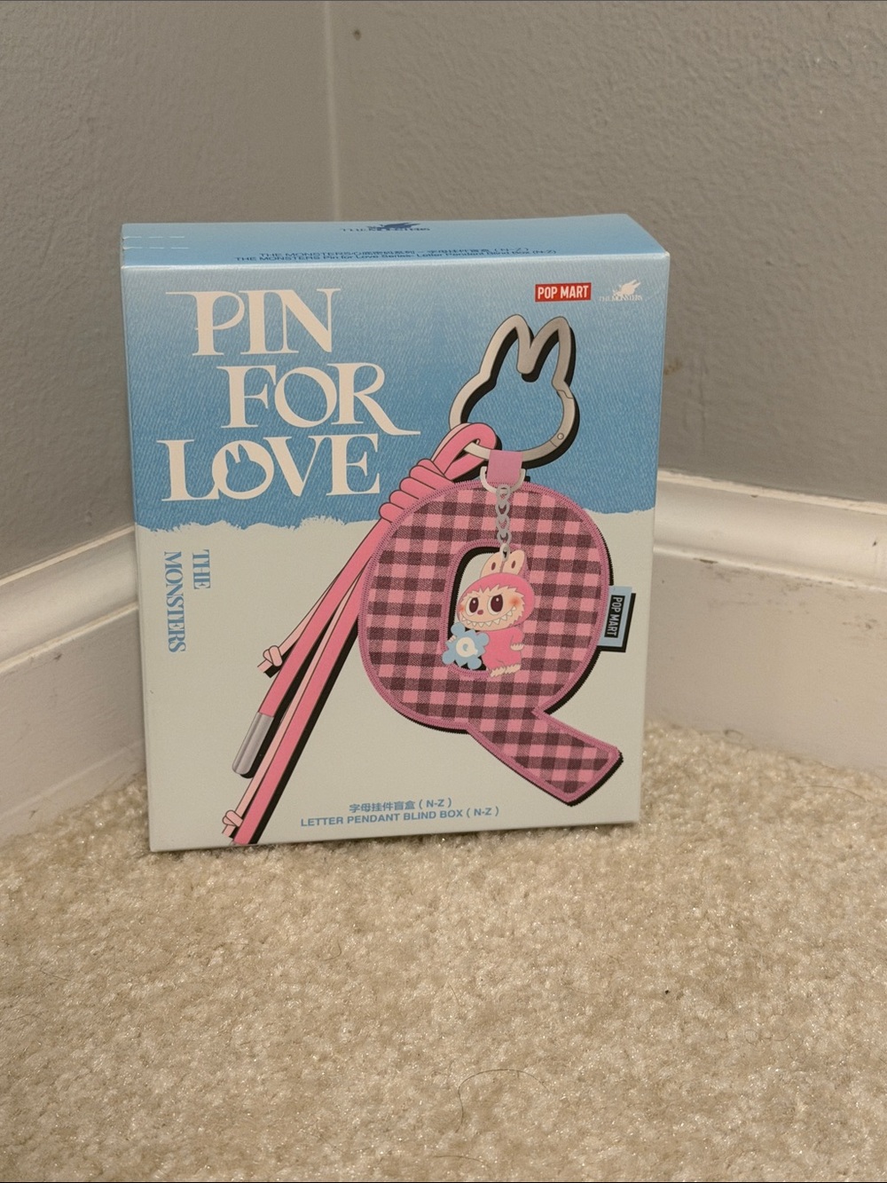 Pop Mart Pin for Love Q - New and Sealed Box